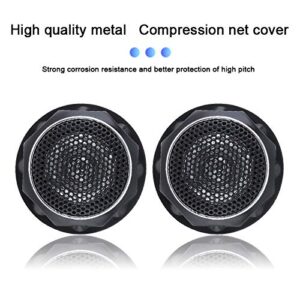 ePathChina 2pcs 140W T280 High Efficiency Mini Dome Tweeter Speakers for Car Audio System