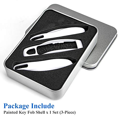 AeroBon 3-Piece Painted Key Cover/ Key Fob Shell Cover Compatible with Porsche Key Shell (MK1)