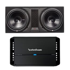 rockford fosgate – two punch p3 12″ subwoofers in a ported enclosure with a punch series p1000x1bd amplifier