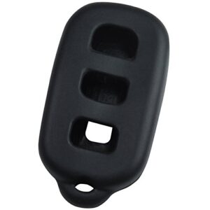 keyguardz black rubber keyless entry remote key fob skin cover protector