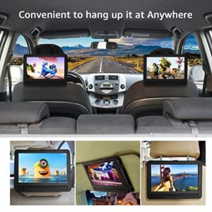 Portable DVD Player Headrest Mount Holder Car Headrest Mount Holder Strap Case for Swivel & Flip Style Portable DVD Player with 10 inch to 10.5 inch Screen (CZB1012)