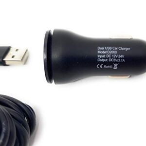 VIOFO Dual USB Cigarette Charger for Mini-USB DashCam