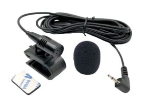2.5mm microphone mic handsfree dash car stereo receiver compatible for pioneer avic-5000nex avic-5100nex avic-5200nex avic-5201nex avic-7200nex avic-8100nex avic-8200nex avic-x850bt avic-z110bt