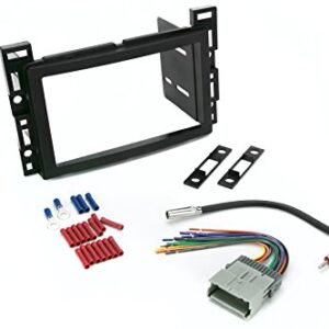 SCOSCHE Install Centric ICGM11BN Compatible with Select GM 2004-09 Double DIN Complete Basic Installation Solution for Installing an Aftermarket Stereo,Black