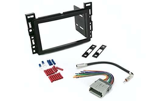 SCOSCHE Install Centric ICGM11BN Compatible with Select GM 2004-09 Double DIN Complete Basic Installation Solution for Installing an Aftermarket Stereo,Black