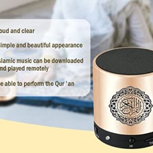 Hitopin Portable Digital Quran Speaker with Remote Control over18 Reciters and 15Translations Available Quality Qur'an Speaker Arabic English French, Urdu etc Mp3 FM Radio