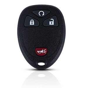 car keyless entry remote control key fit for chevy 2007-2014 equinox avalanche silverado escalade tahoe suburban gmc yukon ouc60270, ouc60221,1pack