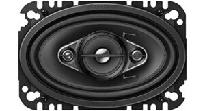 pioneer ts-a4670f 4″” x6 4-way coaxial speaker, black