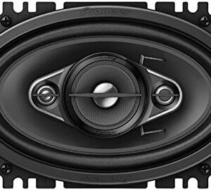 PIONEER TS-A4670F 4"" x6 4-Way Coaxial Speaker, Black