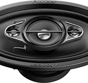 PIONEER TS-A4670F 4"" x6 4-Way Coaxial Speaker, Black