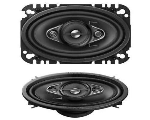 PIONEER TS-A4670F 4"" x6 4-Way Coaxial Speaker, Black