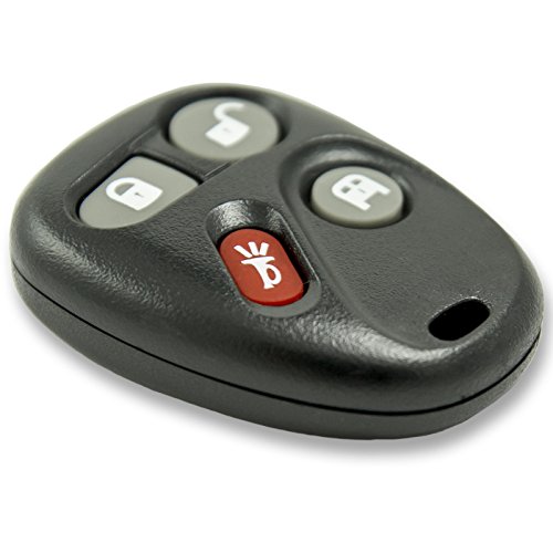 Keyless2Go Replacement for Keyless Entry Car Key Fob Vehicles That Use 4 Button KOBLEAR1XT 15752330 Remote - 2 Pack