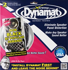 dynamat xtreme speaker kit – sound deadening and audio enhancing