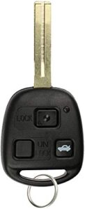keylessoption keyless entry remote fob uncut car master ignition key for es330 ls430 sc430, hyq12bbt
