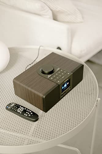 Sangean WFR-32 7-Watt Stereo Wood Cabinet Wi-Fi Internet Radio Media Center with Bluetooth