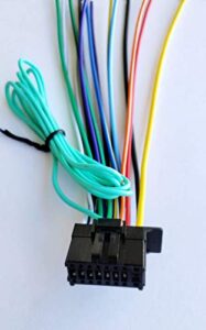 pioneer dmh-c2500nex auto stereo player wiring harness plug