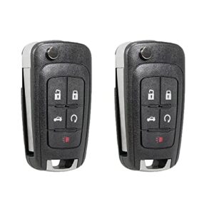 key fob keyless entry remote replacement for chevy malibu cruze sonic camaro equinox impala gmc terrain buick lacrosse regal verano encore and other vehicles that use fcc: oht01060512