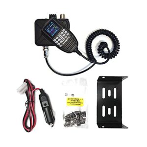 Anysecu WP-9900 Mini Mobile Radio 25W 200 Channels UHF VHF Dual Band Car Radio with Programming Cable