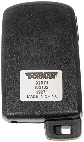 Dorman 92071 Keyless Entry Transmitter Cover Compatible with Select Toyota Models, Black