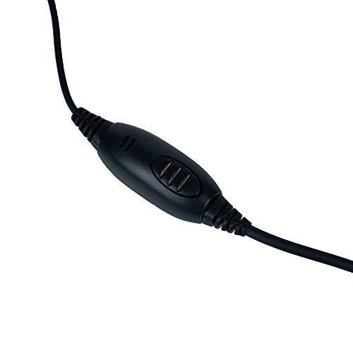 Caroo XPR 7550e Earpiece for Motorola, G Shape Headset and Mic for Motorola APX6000 APX8000 APX900 XPR6350 XPR6550 XPR6580 XPR7350 7350e XPR7380 XPR 7550 XPR7580 7580e Two Way Radio Walkie Talkie