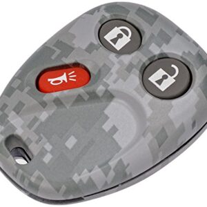 Dorman 13618GYC Keyless Entry Transmitter Cover Compatible with Select Models, Gray Digital Camouflage