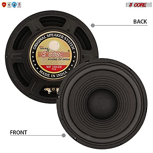 5Core 10" inch Subwoofer Replacement DJ Speaker Car Sub Woofer 1000W PMPO Dual 8 Ohm WF 10120