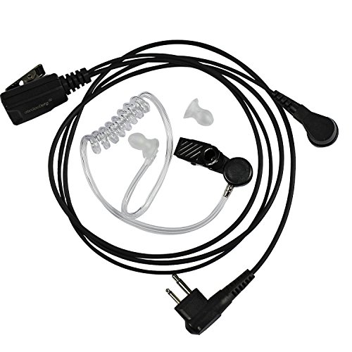 abcGoodefg FBI Style Surveillance Covert Headset Earpiece Mic Compatible with HYT (Hytera) Radios Motorola radioa CLS1110 CLS1410 CLS1413 CLS1450 CLS1450C CP200 CP200D XLS PR400 EP450 GTX (10 Pack)