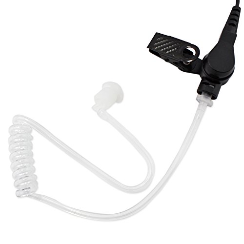 abcGoodefg FBI Style Surveillance Covert Headset Earpiece Mic Compatible with HYT (Hytera) Radios Motorola radioa CLS1110 CLS1410 CLS1413 CLS1450 CLS1450C CP200 CP200D XLS PR400 EP450 GTX (10 Pack)