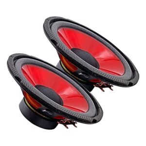 5core 6″ inch subwoofer replacement pair dj speaker car subs audio 900w pmpo pp cone red, 4 ohm, 8oz magnet wf 672 pp 2pcs