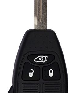 KeylessOption Keyless Entry Remote Control Uncut Car Key Fob Replacement for OHT692427AA KOBDT04A