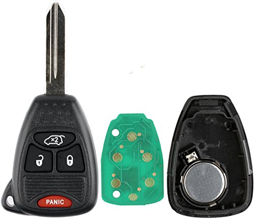 KeylessOption Keyless Entry Remote Control Uncut Car Key Fob Replacement for OHT692427AA KOBDT04A