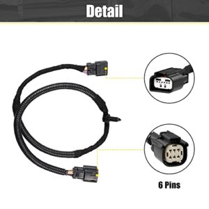 X AUTOHAUX Rear View Back Up Camera Wire Harness BL3Z14A411A for Ford F-150 2010 2011 2012 2013 2014 BL3Z-14A411-A