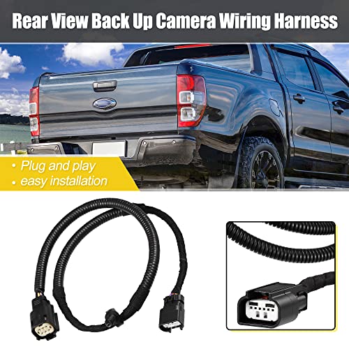 X AUTOHAUX Rear View Back Up Camera Wire Harness BL3Z14A411A for Ford F-150 2010 2011 2012 2013 2014 BL3Z-14A411-A