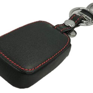 KAWIHEN Leather Key Fob Case Cover Compatible with for 2019 2020 Chevy Silverado 1500 2500HD 3500HD GMC Sierra 1500 2500HD 3500HD HYQ1EA 13529632 13591396