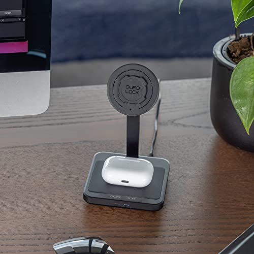 Quad Lock MAG Dual Desktop Wireless Charger with 30W Charger