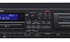 Tascam CD-A580 Rackmount Cassette/CD/USB MP3 Player Recorder Combo