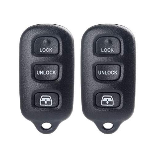 OCPTY 2 X Flip Key Entry Remote Control Key Fob Transmitter Replacement for Toyota 4Runner Sequoia HYQ1512P 4 Buttons 314.4Mhz