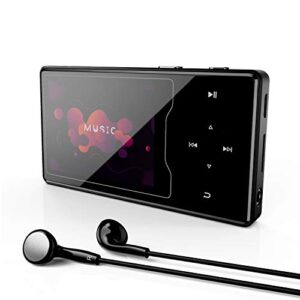 MP3 Player with Bluetooth 5.2, BERENNIS 16GB Portable HiFi Lossless Sound 2.4" Large Screen Music Player with FM Radio Voice Recorder Video Player, Support up to 128GB