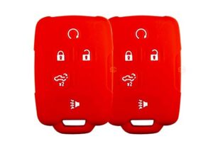 2x new key fob remote silicone cover fit for select gm vehicles – m3n-32337100.