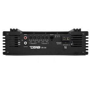 DS18 GFX-3K1 Car Audio Amplifier 1-Channel Class D Full-Range Monoblock 3000 Watts Rms 1-Ohm - Bass Knob Controller Included - Easy Installation - Powerful Amp for Vehicle Sound Systems