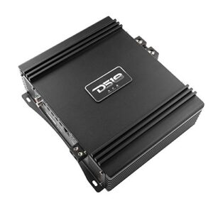 DS18 GFX-3K1 Car Audio Amplifier 1-Channel Class D Full-Range Monoblock 3000 Watts Rms 1-Ohm - Bass Knob Controller Included - Easy Installation - Powerful Amp for Vehicle Sound Systems