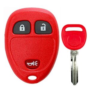 1x new replacement keyless entry remote key fob compatible with & fits for cadillac chevrolet gmc buick