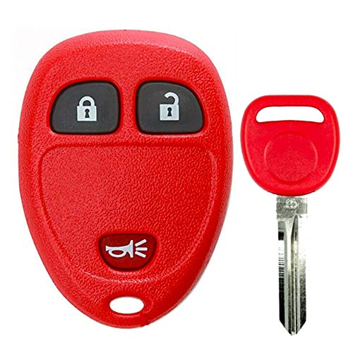 1x New Replacement Keyless Entry Remote Key Fob Compatible With & Fits For Cadillac Chevrolet GMC Buick