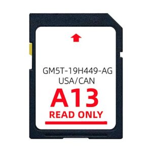 latest 2022 a13 sd navigation map card, us and canada synchronized navigation system map update, ford/lincoln a13 sd navigation card, latest us and canada maps|gm5t-19h449-ag