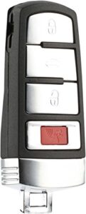 smart key fob keyless entry remote shell case & pad fits 2006-2010 vw passat (hlo3c0959752n)
