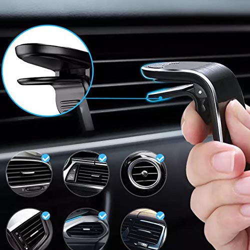 Car Mount for Samsung Galaxy Note 20 (Car Mount by BoxWave) - MagnetoMount Clip, Metal Car Air Vent Strong Magnet Mount for Samsung Galaxy Note 20 - Jet Black