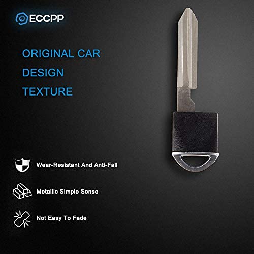 ECCPP 1X Uncut Ignition Key Fob 07-13 for Nissan 370Z for Altima for Armada for Cube for Maxima for Murano for Infiniti EX35 FX35 FX50 G35 G37 M35 M45 QX56 CWTWBU618 CWTWBU619 CWTWBU624