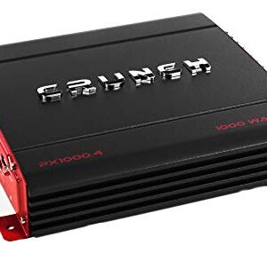 Crunch PX1000.4 Power Amplifier (Class Ab, 4 Channels, 1,000 Watts), 3.70in. x 12.60in. x 10.80in.