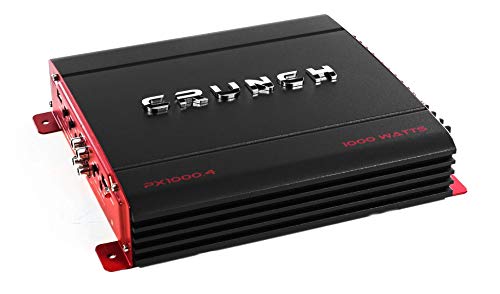 Crunch PX1000.4 Power Amplifier (Class Ab, 4 Channels, 1,000 Watts), 3.70in. x 12.60in. x 10.80in.