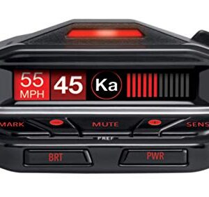 Escort Redline EX Laser Radar Detector - Escort Live, Extreme Range, False Alert Filter, OLED Display, Voice Alerts